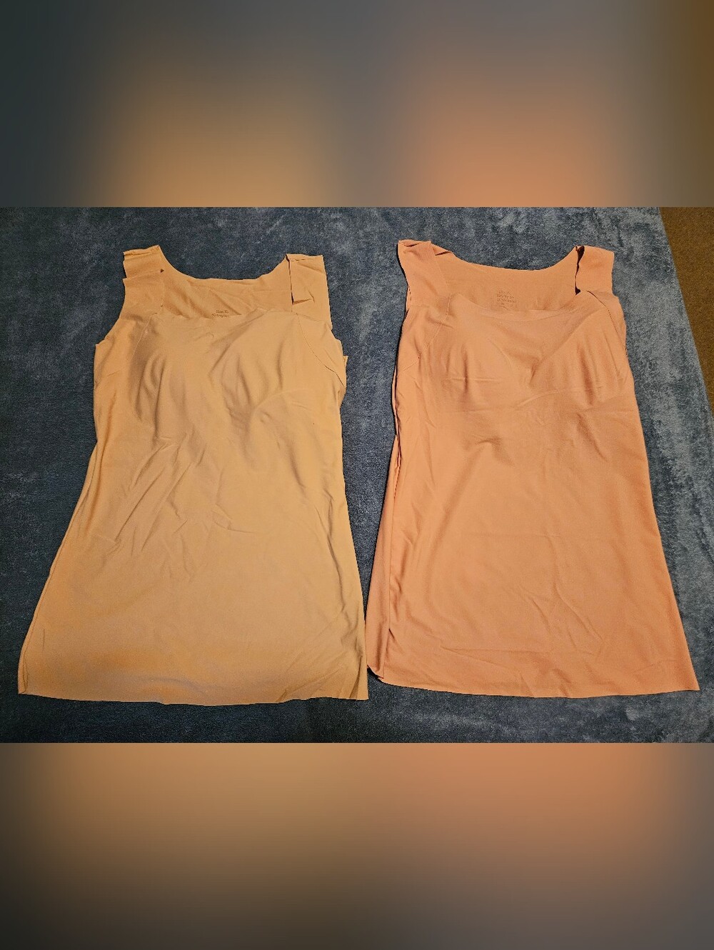 Set of Two Sleeveless Tank Camisols